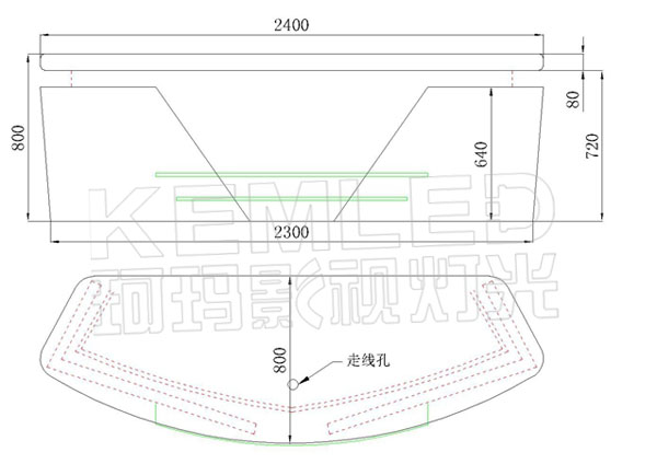 新聞演播桌KM-206